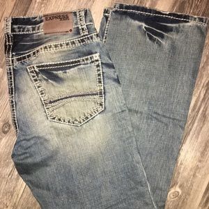 Express Denim Jeans Kingston (Distressed) W33 L32